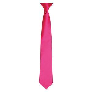 Premier Unisex Adult Satin Tie / Hot Pink